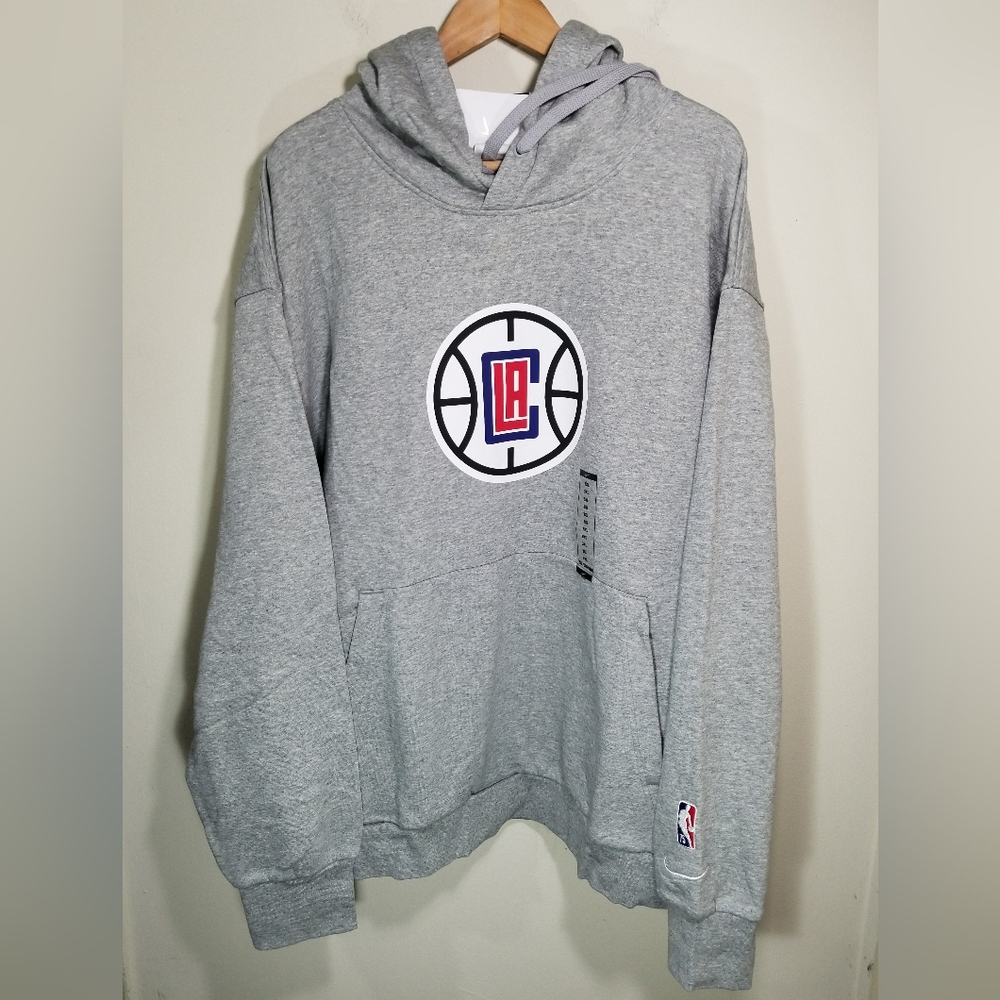 Nike Los Angeles Clippers NBA 75th Anniversary Gray Pullover Hoodie Men’s 3XL